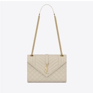 YSL Envelope medium chain handbag